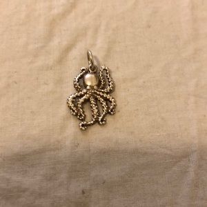 Sterling Silver Octopus Pendant